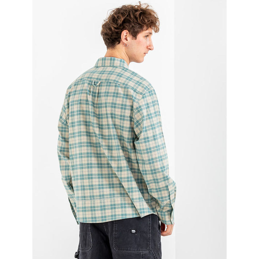 HUF Modal LongSleeve Plaid Shirt Ανδρικό Πουκάμισο - 2